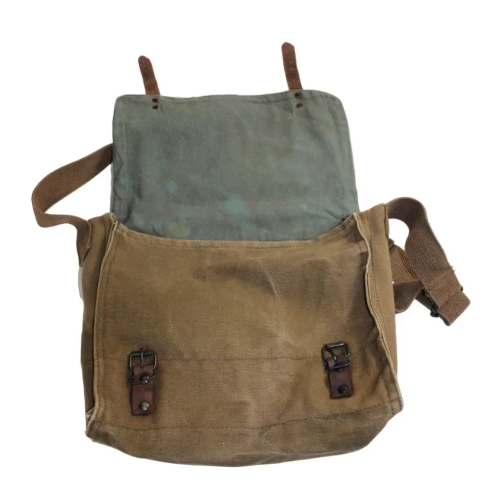 Rothco Desert Drab Heavyweight Canvas Leather Accent Cross Body Messenge… - Picture 8 of 11